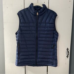 Bogner Mens Homer Puffer Vest Navy Blue Small Duck Down Insulation